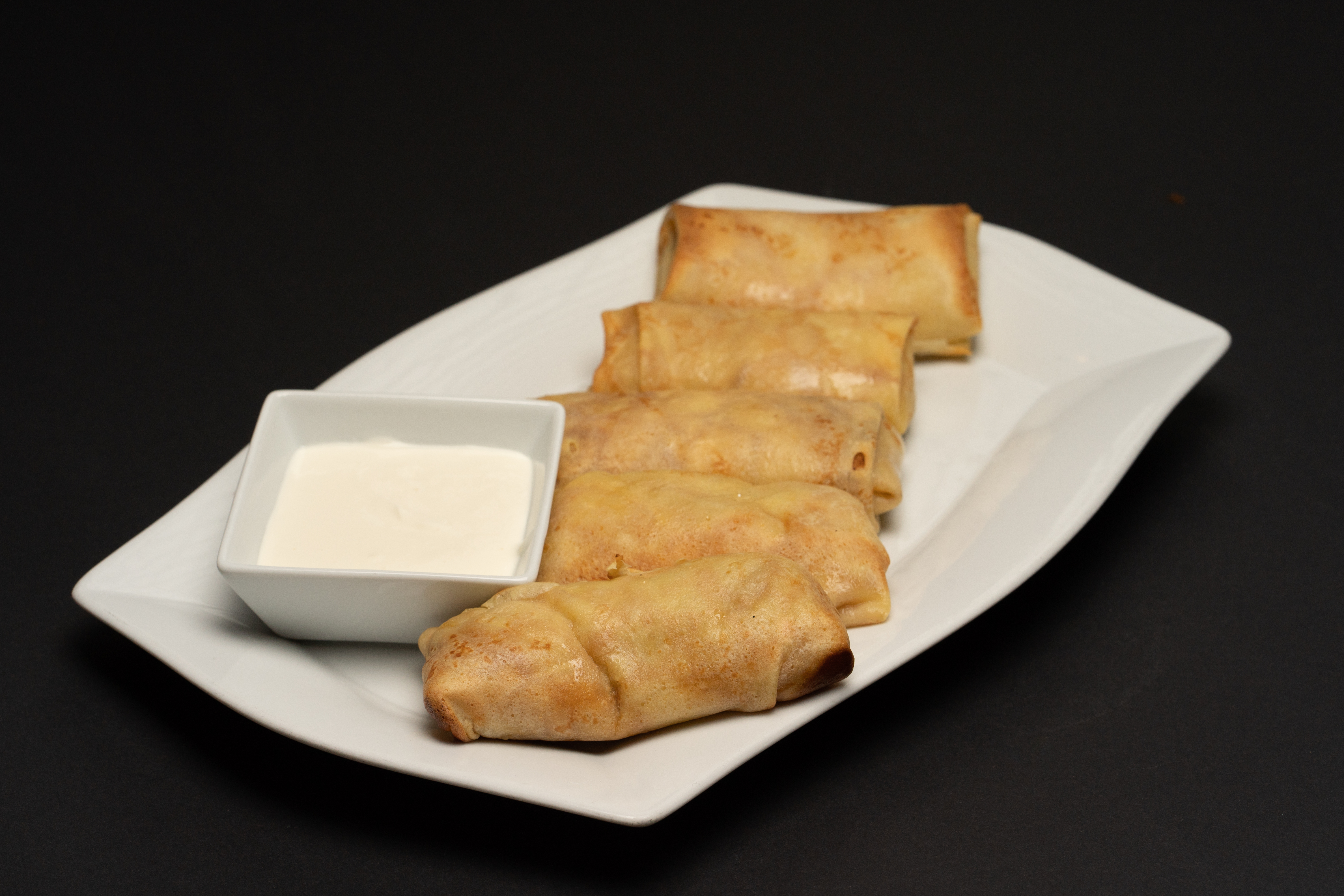 Blini mit Kartoffeln